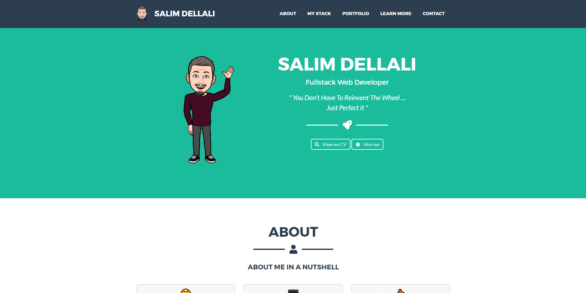 salim dellali personal website